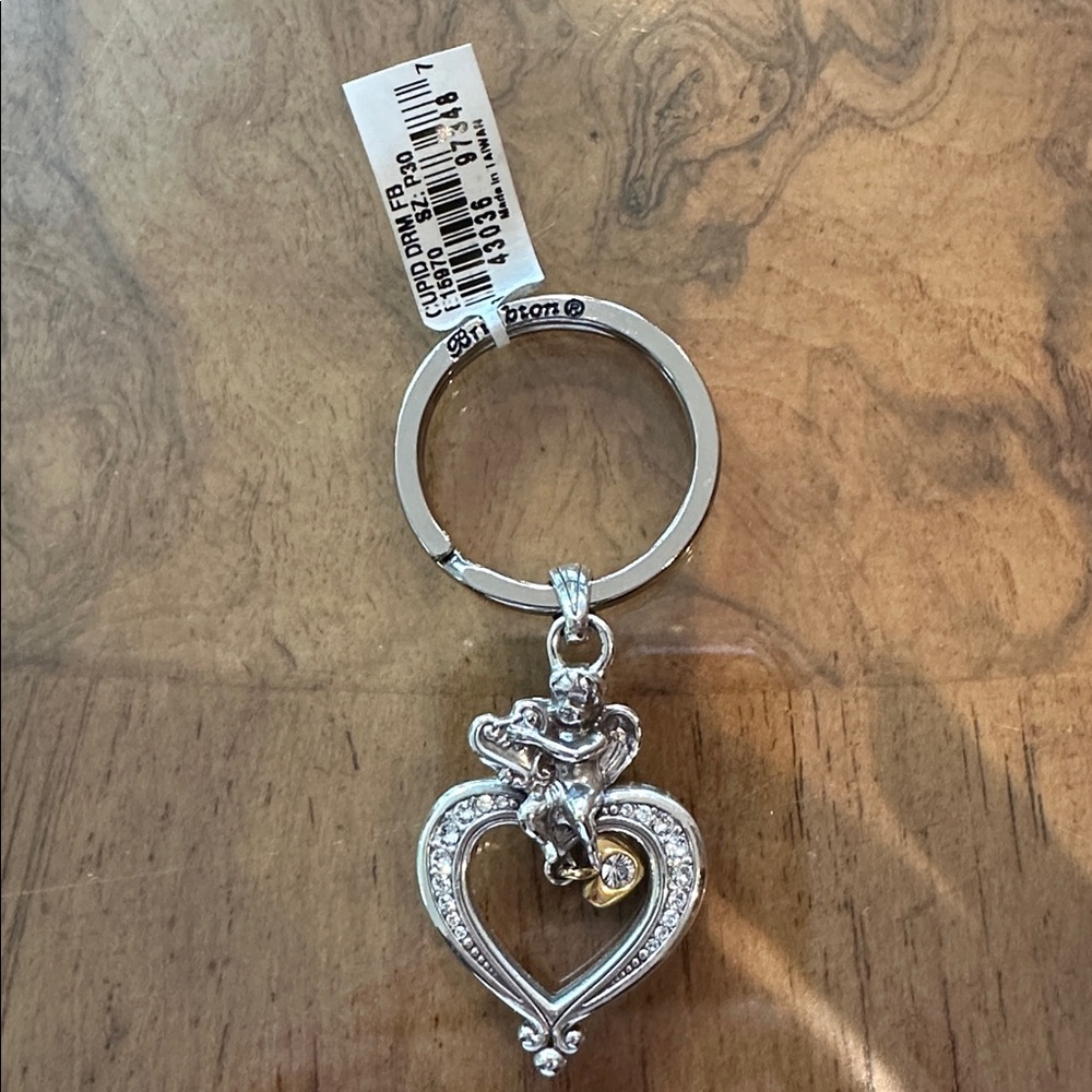 Brighton Silver and Gold Heart Keychain - Picture 3 of 3